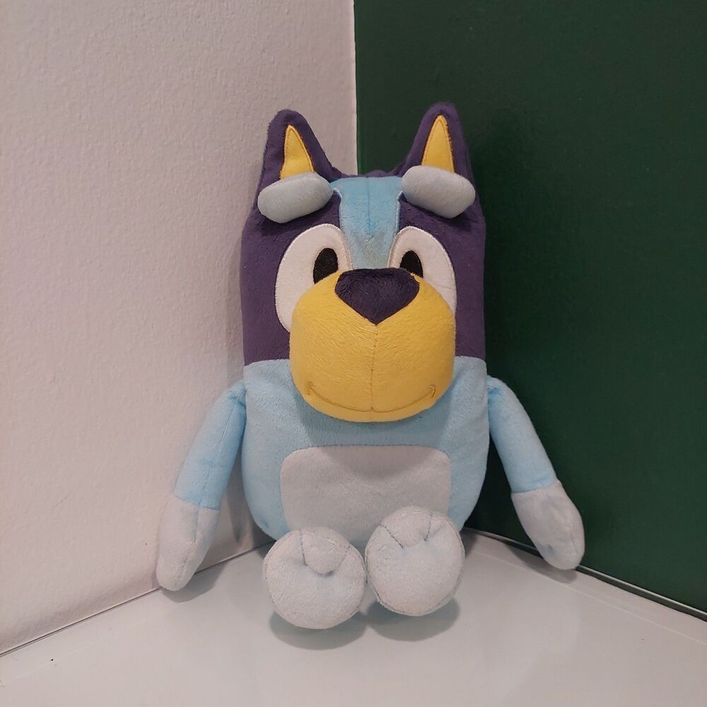 Bluey Plush Talking Stuffed Animal Toy 12" Says 3 Phrases & Plays Theme Song